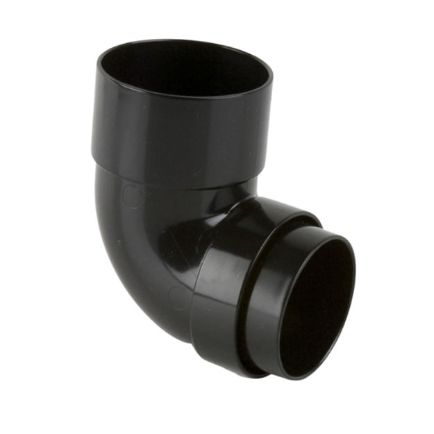 Picture of BR208 68MM 92.5 DEG DOWNPIPE BEND BLACK