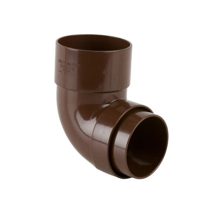 Picture of BR208 68MM 92.5 DEG DOWNPIPE BEND BROWN