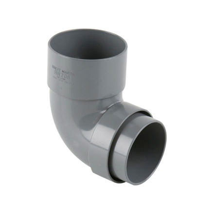 Picture of BR209 68MM 112.5 DEG DOWNPIPE BEND GREY