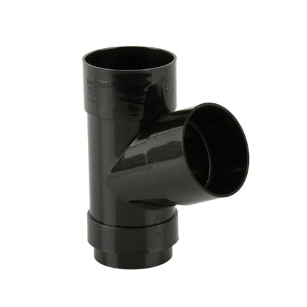 Picture of BR218 68MM 112.5 DEG DOWNPIPE BRANCH BLACK