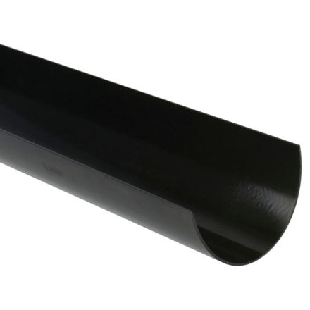 Picture of BR72 DEEPSTYLE PVC GUTTER 4M BLACK