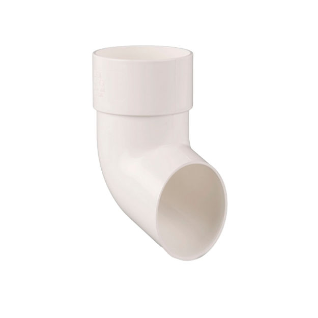 Picture of BR216 68MM ROUND DOWNPIPE SHOE WHITE