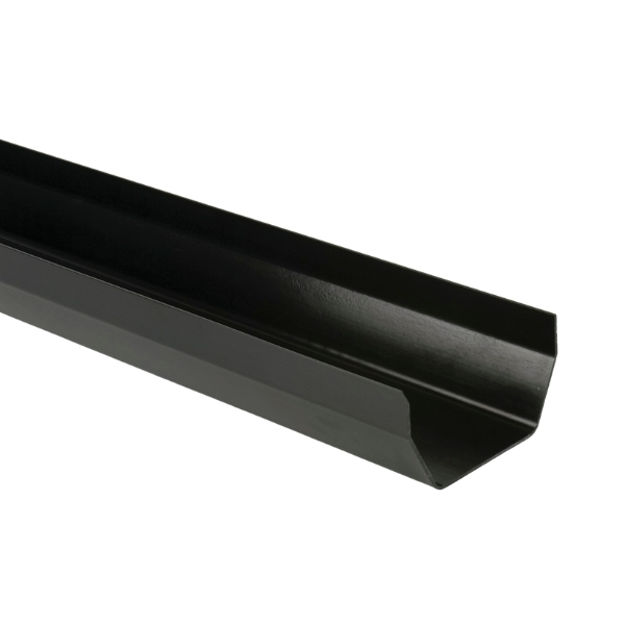 Picture of BR52 114MM SQUARE GUTTER 4M BLACK