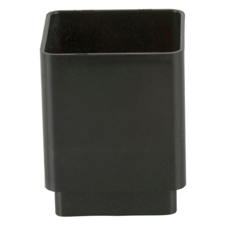 Picture of BR506 65MM SQUARE DOWNPIPE CONNECTOR BLACK