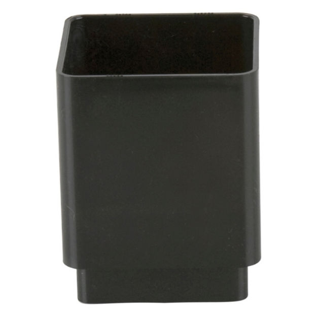 Picture of BR506 65MM SQUARE DOWNPIPE CONNECTOR BLACK