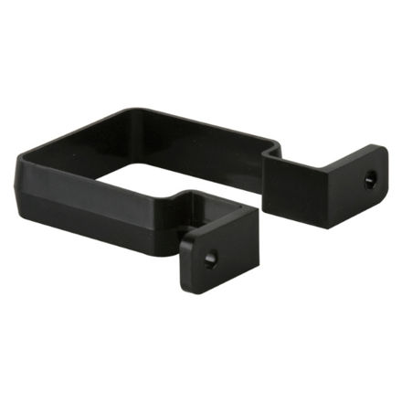 Picture of BR507 65MM SQUARE DOWNPIPE BRACKET BLACK