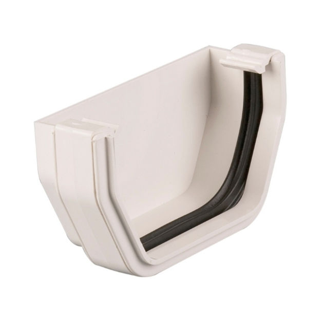 Picture of BR57 114MM SQUARE EXTERNAL STOPEND WHITE