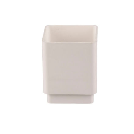 Picture of BR506 65MM SQUARE DOWNPIPE CONNECTOR WHITE