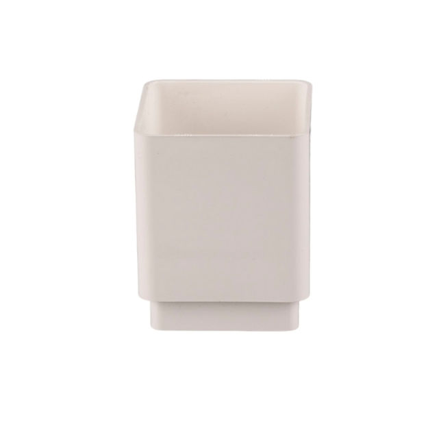 Picture of BR506 65MM SQUARE DOWNPIPE CONNECTOR WHITE