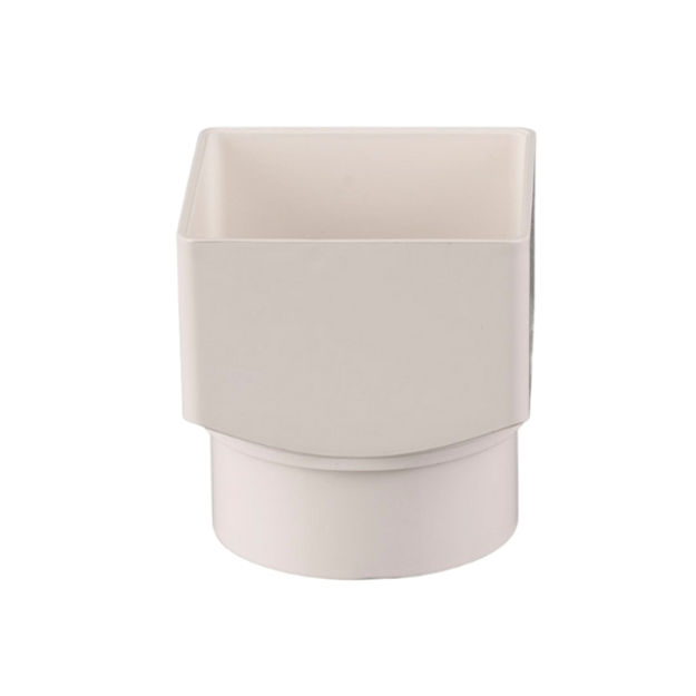 Picture of BR517 65MM SQUARE TO ROUND ADAPTOR WHITE