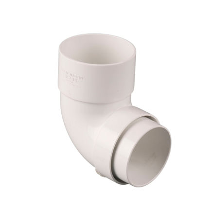 Picture of BR208 68MM 92.5 DEG DOWNPIPE BEND ARCTIC
WHITE
