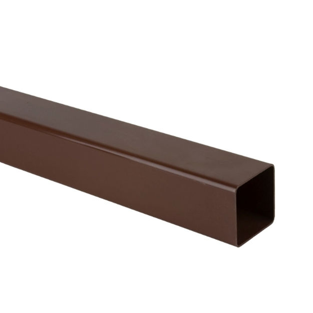 Picture of BR501 68MM SQUARE DOWNPIPE 2.5M BROWN