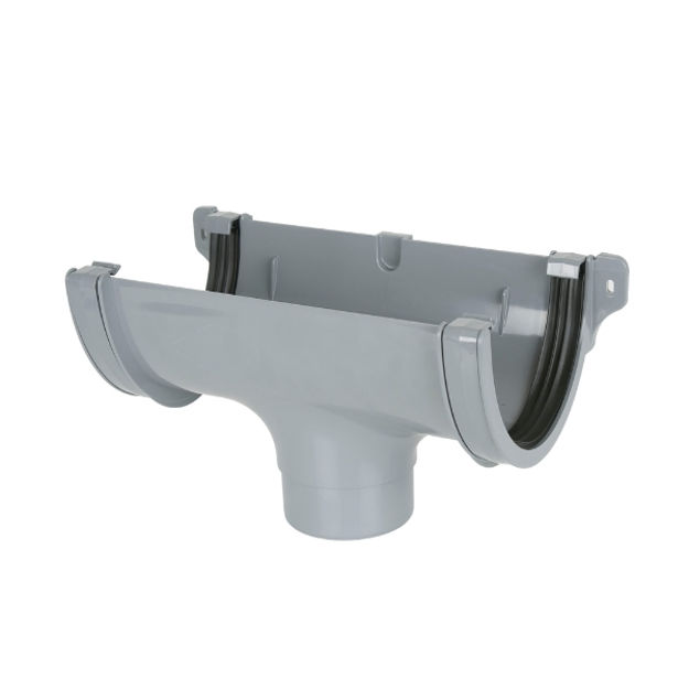 Picture of BR95 170MM IND GUTTER RUNNING OUTLET GREY 