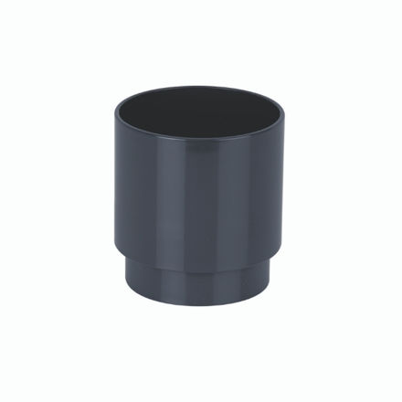 Picture of BR206 68MM ROUND DOWNPIPE CONNECTOR ANTHRACITE GREY
