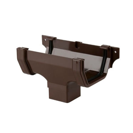 Picture of BR55 114MM SQUARE RUNNING OUTLET BROWN