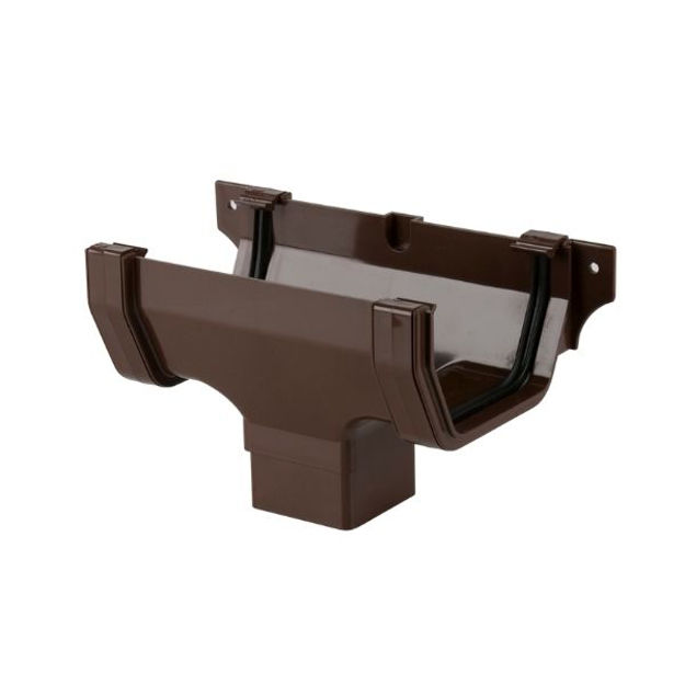 Picture of BR55 114MM SQUARE RUNNING OUTLET BROWN