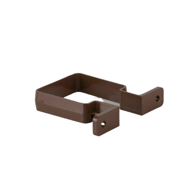 Picture of BR507 65MM SQUARE DOWNPIPE BRACKET BROWN
