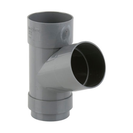 Picture of BR218 68MM 112.5 DEG DOWNPIPE BRANCH GREY