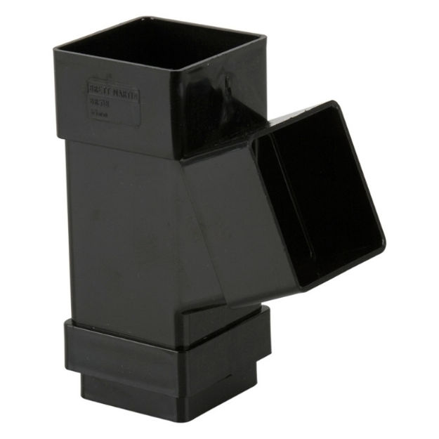 Picture of BR518 65MM SQUARE D/PIPE 112.5 DEG BRANCH
BLACK
