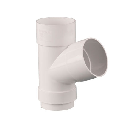 Picture of BR218 68MM 112.5 DEG DOWNPIPE BRANCH
ARCTIC WHITE
