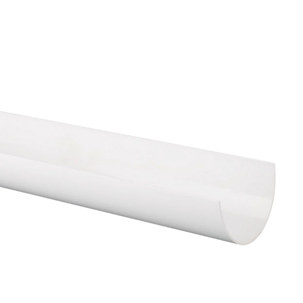 Picture of BR72 DEEPSTYLE PVC GUTTER 4M ARCTIC WHITE