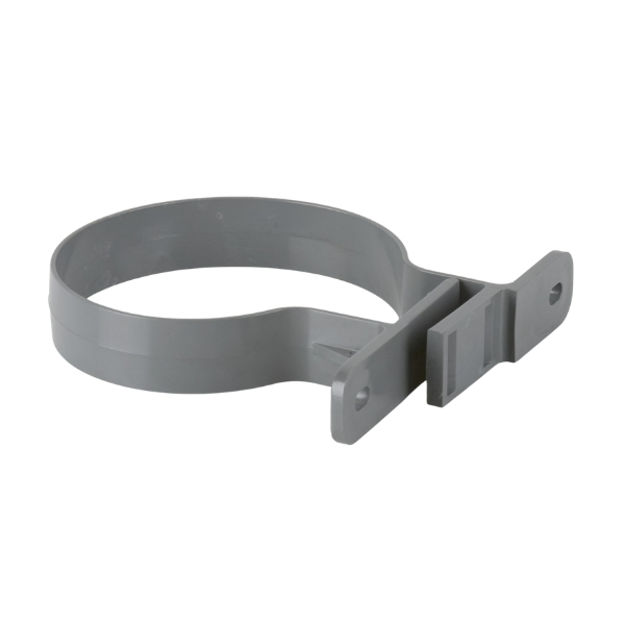 Picture of BS407 DOUBLE FIXING SOIL PIPE BRACKET GREY
110MM PUSH FIT
