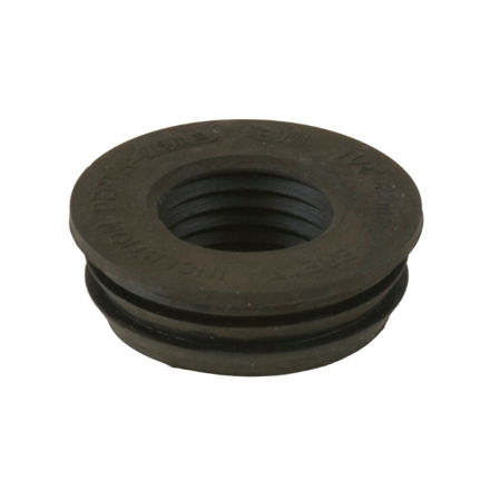 Picture of BW1 32MM RUBBER WASTE ADAPTOR BLACK