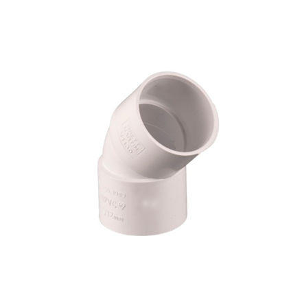 Picture of W1130 32MM SW 135 DEG OBTUSE BEND WHITE