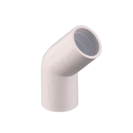 Picture of W140 21.5MM 135 DEG OBTUSE BEND WHITE