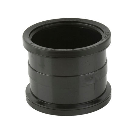 Picture of BS406 DOUBLE SOCKET PIPE CONNECTOR BLACK
110MM PUSH FIT

