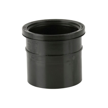Picture of BS432 SINGLE SOCKET PIPE CONNECTOR BLACK
110MM PUSH FIT
