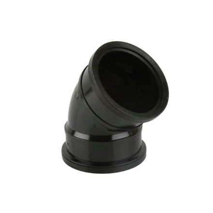 Picture of BS482 135 DEG DOUBLE SOCKET BEND BLACK
110MM PUSH FIT
