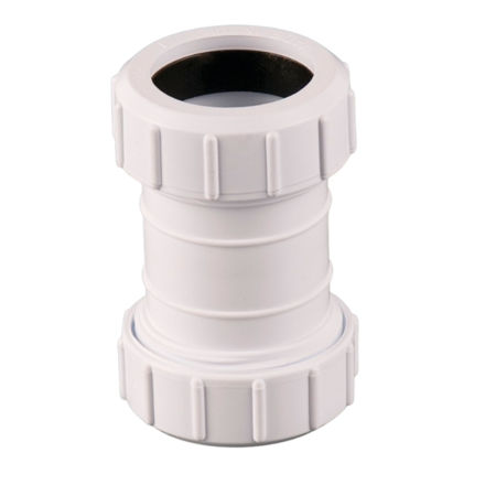 Picture of W941 40MM P-FIT COM STAIGHT CONNECTOR WHIT