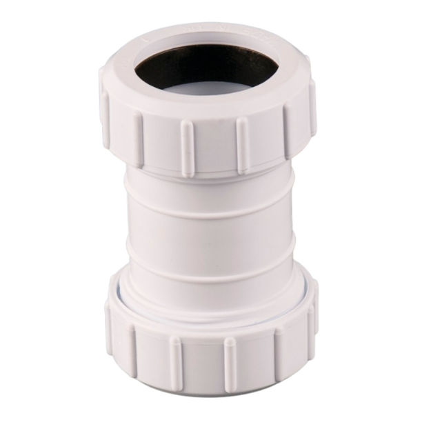 Picture of W941 40MM P-FIT COM STAIGHT CONNECTOR WHIT