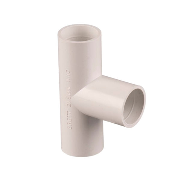 Picture of W110 21.5MM SW 90 DEG TEE WHITE