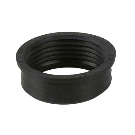 Picture of BW3 50MM RUBBER WASTE ADAPTOR BLACK