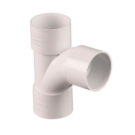 Picture of W3160 50MM SW 92.5 DEG SWEPT TEE WHITE