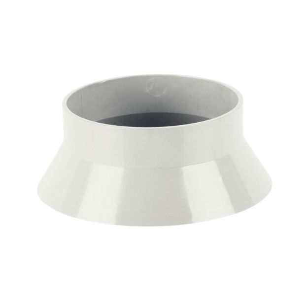 Picture of BS428 WEATHERING COLLAR PIPE SKIRT WHITE 110MM PUSH FIT