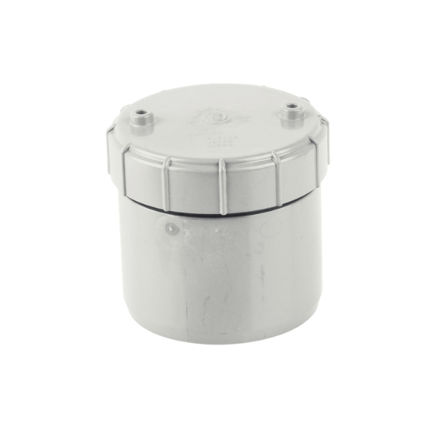 Picture of BS431 ACCESS PLUG WHITE 110MM PUSH FIT