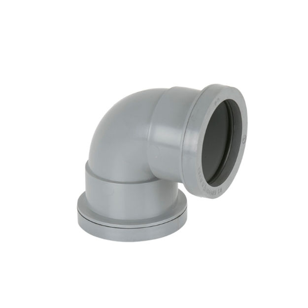 Picture of W927 40MM P-FIT 90 DEG KNUCKLE BEND GREY