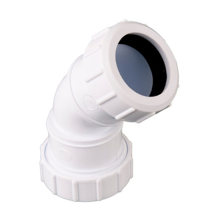 Picture of W401 32MM COMP 135 DEG OBTUSE BEND WHITE