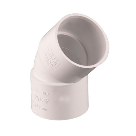 Picture of W3130 50MM SW 135 DEG OBTUSE BEND WHITE