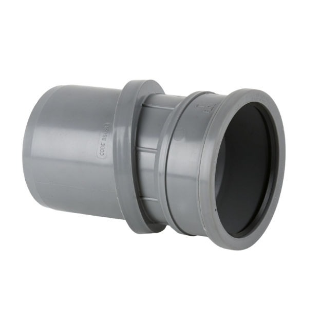 Picture of BS424 0-30 DEG ADJUSTABLE S/S BEND GREY
110MM PUSH FIT
