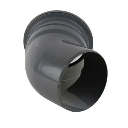Picture of BS422 135 DEG SINGLE SOCKET BEND GREY
110MM PUSH FIT
