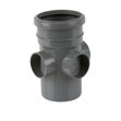 Picture of BS445 SINGLE SOCKET TRIPLE BOSS PIPE GREY
110MM PUSH FIT
