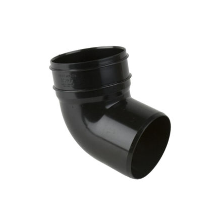 Picture of BS409 112.5 DEG SINGLE SOCKET SW BEND BLAC
110MM PUSH FIT BOTTOM OFFSET
