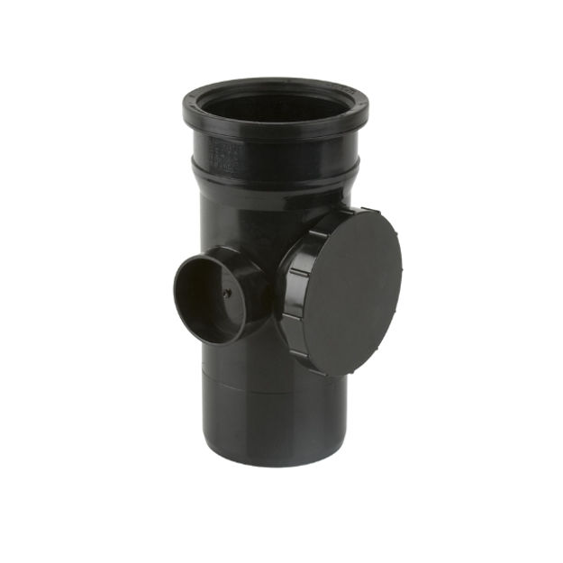 Picture of BS410 SINGLE SOCKET ACCESS PIPE BLACK
110MM PUSH FIT
