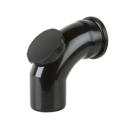 Picture of BS436 92.5 DEG S/SOCKET ACCESS BEND BLACK
110MM PUSH FIT
