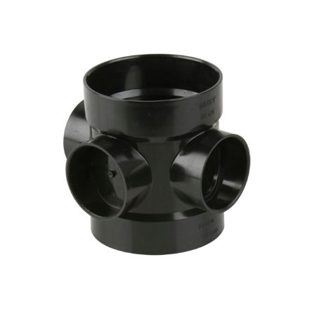 Picture of BS425 DOUBLE S/WELD SHORT BOSS PIPE BLACK
110MM PUSH FIT
