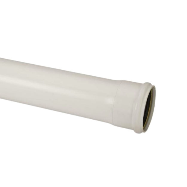 Picture of BS415 SINGLE SOCKET SOIL PIPE 4M WHITE
110MM PUSH FIT
